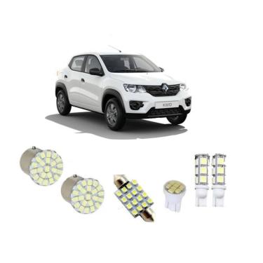Imagem de Kit Led Renault Kwid Farol Teto Placa Ré Leds