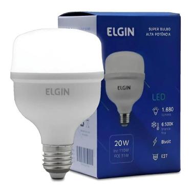 Imagem de Lampada Super Bulbo Led 20W Bivolt Bocal E27 Branca Fria Cor