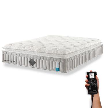 Imagem de Colchão De Látex Qgel Com Cobre Plus Box Casal 138x188cm