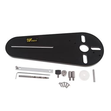 Imagem de barenx Gabarito de corte circular para aparador de mão elétrico roteador de madeira para marcenaria - um conjunto