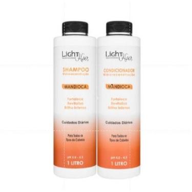 Imagem de Kit reconstrução mandioca -sh+ cond 1 lt - LIGHT HAIR PROFESSIONAL