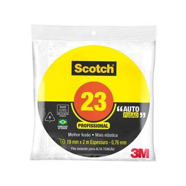 Imagem de Fita Isolante Auto Fusão 19mmx 2metros Alta Tensão 3M