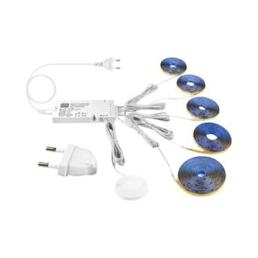 Imagem de Fita LED COB De Madeira Inteligente Branca Neutra Quente 320 LEDs/m Co