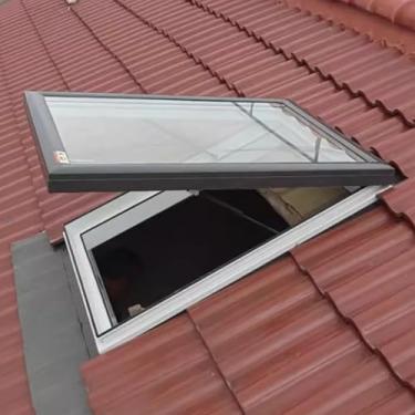 Imagem de Simple Modern Coffee Table set of 2, Nesting Coffee Table, Rattan Changhong Glass Material, Stainless Steel Base for Living Room Bedroom Balcony Yard(Black)