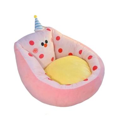 Imagem de Ｂｅｓｇａ Almofada Kawaii para Cadeira de Chão, Macia e Divertida, Decoração para Quarto, Sofá Preguiçoso para Estudo, Quarto Infantil, Quarto de Bebê, Ideal, Rosa