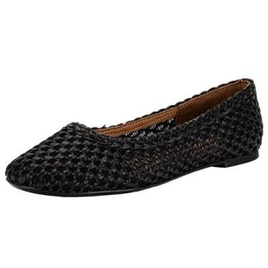 Imagem de Sapatilha feminina flat vizzano 1443106, Preto, 36