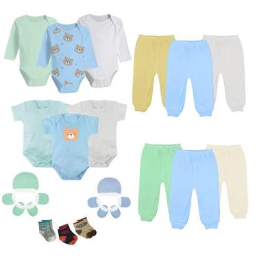 Imagem de Kit Maternidade 21 Peças Essenciais Primeiras Roupas do Bebê - Koala B
