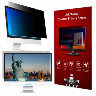 Imagem de JiSiTeCai Filtro de tela de privacidade de computador de 19 polegadas 5:4 (2 pacotes) para monitor - Escudo de privacidade e protetor antirreflexo (14 13/40.6 cm x 11 7/20.3 cm)