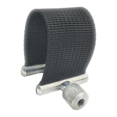 Imagem de YIJU Abraçadeira para Boquilha de Saxofone Preta Portátil - Acessório para Músicos, Professores e Estudantes, Comprimento 9 Cm