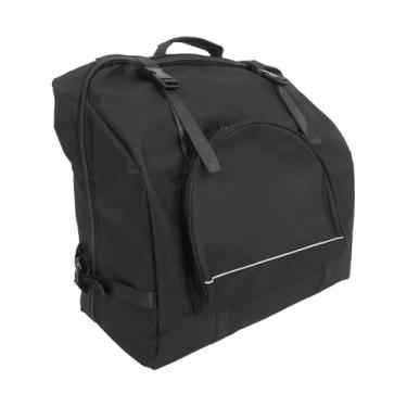 Imagem de JWQFBC Mochila para Instrumento Musical com Bolsa para Acordeão E Alças Ajustáveis, M