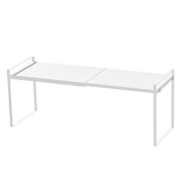 Imagem de POCREATION Prateleira de Cozinha Expansível, Organizador de Armário Retrátil Com Design Telescópico, para Armário de Cozinha, Balcão, Banheiro e Quarto