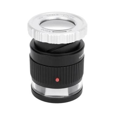 Imagem de Lupa Ajustável 30X Dobrável Para Joias, Placas De Circuito E Moedas - 