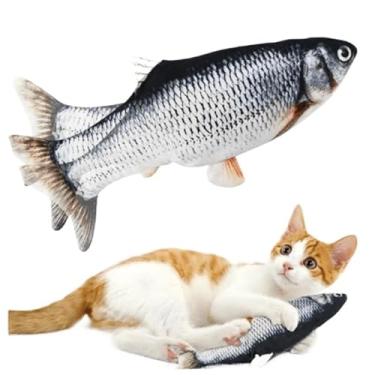 Imagem de Brinquedo Interativo Peixe Elétrico para Gatos e Cães – Recarregável via USB, Estímulo ao Instinto de Caça e Diversão Garantida