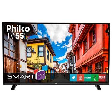 Imagem de Smart TV LED 55 Philco PH55E30DSGW Full HD com Conversor Digital 3 HDMI 1 USB Wi-Fi 60Hz