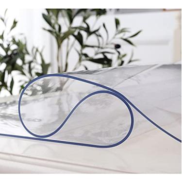 Imagem de LOERSS Tapete de cadeira de escritório, tapete de cadeira transparente para carpete de pilha baixa, tapete de cadeira de mesa de jogos de computador para madeira dura, piso de azulejo, tapete grosso