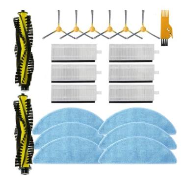 Imagem de Side Brushes Hepa Filter Mop Cloth Main Brush Compatible With Neatsvor X500/600 Tesvor X500 Robotic Vacuum Cleaner Accessories Replacement(4)