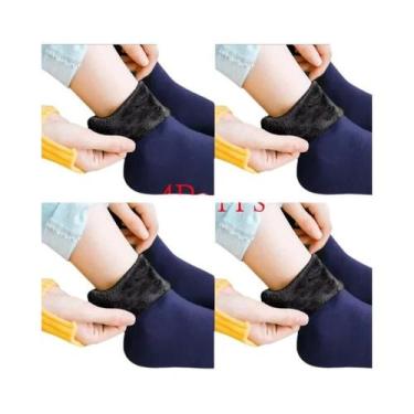 Imagem de Meias Térmicas De Veludo Para Inverno Femininas, 1/2/4 Pares, Quentes,
