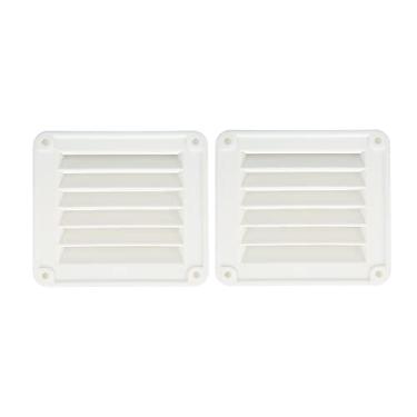 Imagem de Acouto Grade de Ventilação para Serviço Pesado 2 Peças, Abertura de Ventilação, Porta Lateral, Abertura de Ventilação Retangular, Grade de Ventilação Preta, Barco Marinho, Iate, Rv,