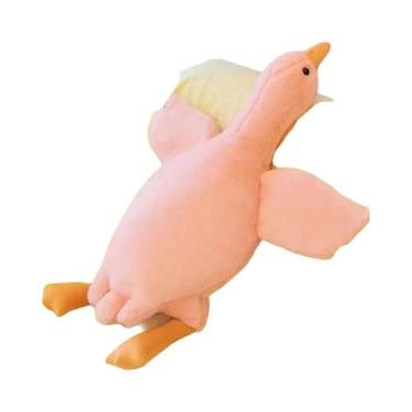 Imagem de Brinquedo De Pelúcia Colorido De 50cm Para Cães, Pato Macio Com Olhos 