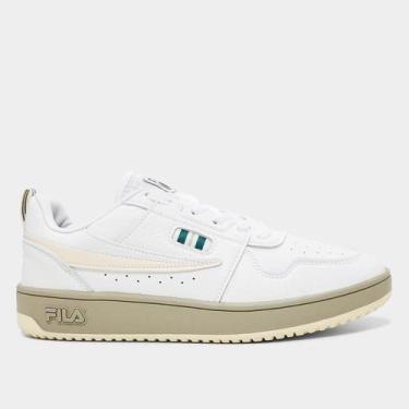 Imagem de Tênis Fila Classic Tennis Masculino, Branco, Verde, 40