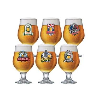 Imagem de Conjunto de Taças para Cerveja Ruvolo Beer Master 380 ml – 6 Peças