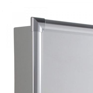 Imagem de Armário Plástico Com Perfil De Alumínio De Sobrepor 31 X 36 X 10 Cm Al42 Astra