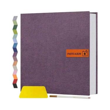 Imagem de Álbum De Fotos Grande Autoadesivo 4x6 5x7 8x10 Scrapbook DIY Presente 