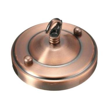 Imagem de Suporte De Placa De Teto 10.5x6cm Para Luminária Pendente Lustre Decor