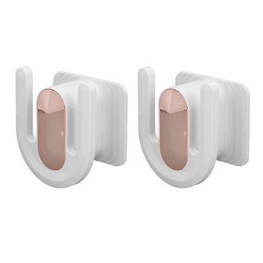 Imagem de Cryfokt Rack de Parede para Chinelos, Rack de Sapatos Sem Perfuração para Banheiros, Varandas, 2 Peças, Organizador de Armazenamento de Plástico para Mulheres e Homens