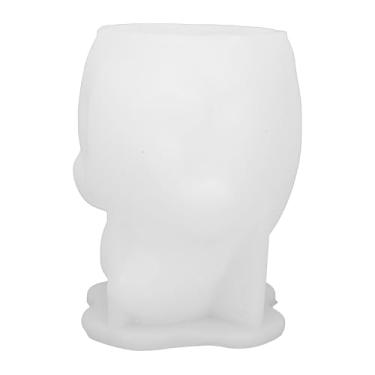 Imagem de GLOGLOW Molde de Silicone de Coelho 3D, Moldes Molde de Resina de Vela Em Formato de Coelho Flexível para Artesanato DIY Decorações de Páscoa Fondant Chocolate Baking de Silicone de 3D, Fácil Desmoldagem Fofo (A08B-1 10,3x8x7,8cm / 4,1x3,1x3,1 pol.)