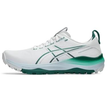 Imagem de ASICS Tênis de golfe masculino Gel-Kayano ACE 3, Branco/verde jaspe, 11 Wide