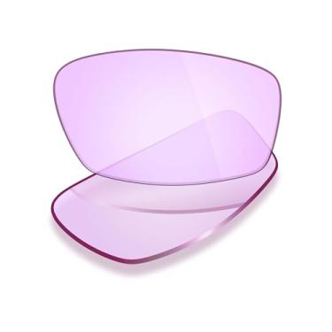 Imagem de Mryok Lentes de reposição UV400 para óculos Oakley Wingspan OX5040 53 mm, HD Polarized, proteção UV, resistente a impactos e ajuste perfeito - rosa claro baixo