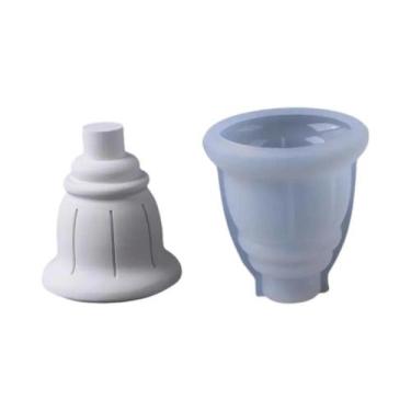 Imagem de Molde De Base Para Suporte De Vela De Silicone Nórdico DIY Para Decora