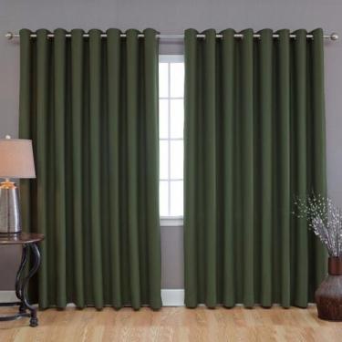 Imagem de Cortina Blackout 400x250 Corta Luz Colors  Admirare, Verde Musgo