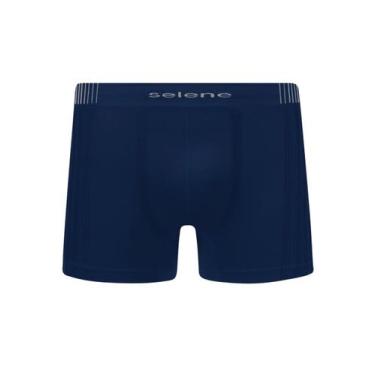 Imagem de Cueca Boxer Selene 11170.001 Plus Size Sem Costura Microfibra T. X1/X3