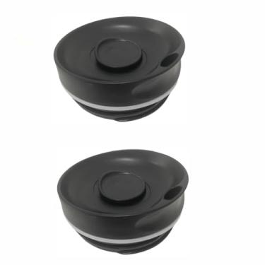 Imagem de Tampa deslizante de substituição compatível com Owala SmoothSip 567 g 340 g, acessórios à prova de vazamento, tampa superior compatível com Owala SmoothSip Slider copo de café de 340 g 590 ml (preto)