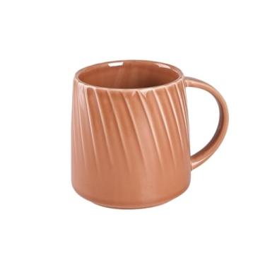 Imagem de Xícaras de café Caneca de cerâmica simples, xícara café, retrô, da manhã, casa(Red)