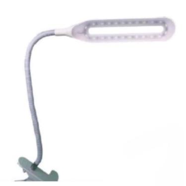 Imagem de Luminária de Mesa com Garra USB - Ideal para Manicure, Maquiagem e Leitura, Iluminação Ajustável para Ambientes Domésticos e Profissionais