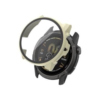 Imagem de [Pacote com 2] Capa para relógio inteligente COROS PACE 4, capa protetora de tela integrada FJIASTB resistente, à prova de choque e arranhões (Ivroy)