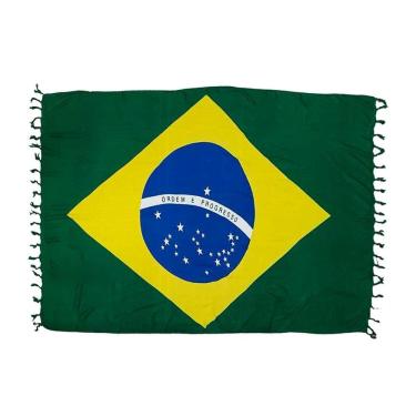 Imagem de Canga De Praia 100% Viscose - Brasil 1,60Mx1,10M