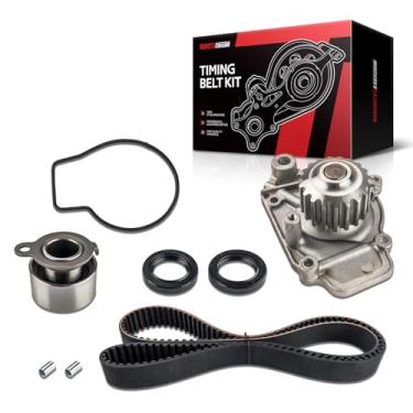Imagem de Torchbeam Kit de correia dentada com bomba de água, compatível com Honda Civic 1988-1995 e Honda CRX 1988-1991, compatível com (ver descrição)