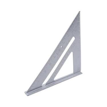 Imagem de Régua Triangular De Alumínio De 7 Polegadas, Conjunto De Ferramentas P