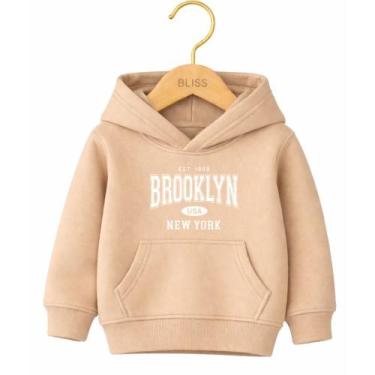 Imagem de Moletom Canguru Infantil Estampa Brooklyn USA NEW 2021 Volta ás Aulas 