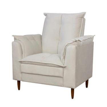 Imagem de Poltrona De Amamentação Confortável Helena Bege