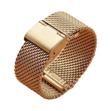 Imagem de Pulseira De Relógio Em Malha Milanesa De Aço Inoxidável 1.0mm 18mm-24m