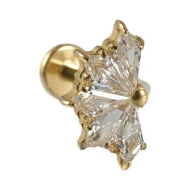 Imagem de Piercings De Titânio Com Zircônia Marquise Para Lábio, Orelha (Hélice,
