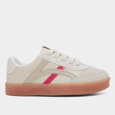 Imagem de Tênis Infantil Molekinha Casual Menina, Branco, Pink, 29