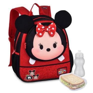 Imagem de Mochila Disney Tsum Tsum Pets Infantil Crianças Licenciada Original, L