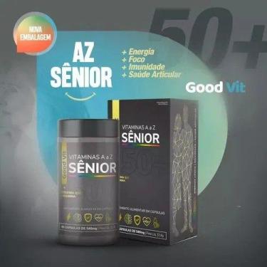 Imagem de Suplemento Polivitamínico Az Sênior50+ Coenzina Q10 60caps - Good Vit,