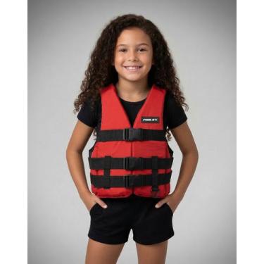 Imagem de Colete Flutuador Simetria Infantil - Prolife, Vermelho, PP (Até 30Kg)